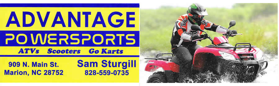 Welcome to McDowell County - Advantage Powersports, ATVs Scoots, Dirt Bikes