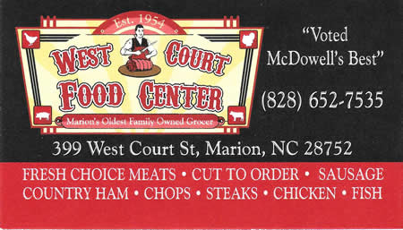 Welcome to McDowell County West Court Food Center